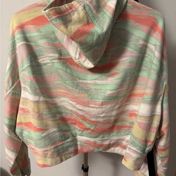 Adidas SET pastel marble hoodie and joggers in pink, mint & cream. - Picture 7 of 11